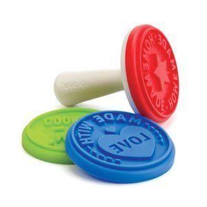 Tovolo Cookie Press Stamps Silicone Stacking and Store Set of 3